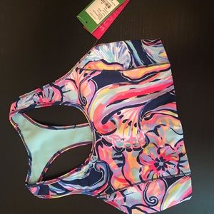 Lilly Pulitzer Teegan Sports Bra Nauti Navy